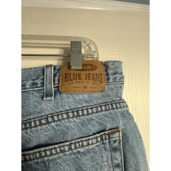 Vintage Old Navy Shorts Mens 38 Light Blue Y2K Jorts Jean Shorts - Picture 5 of 6